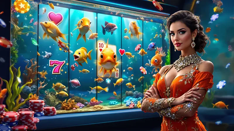 หน้าจอเกมสล็อตบนมือถือที่แสดงรีลและปุ่มควบคุม